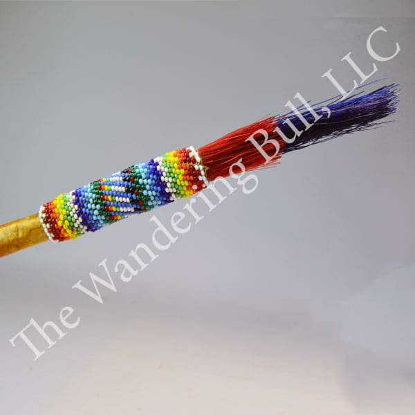 Dance Stick Beaded with Cut Seed Beads