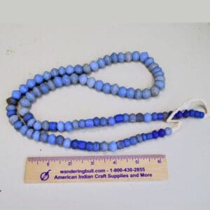 Trade Beads Blue Vaseline
