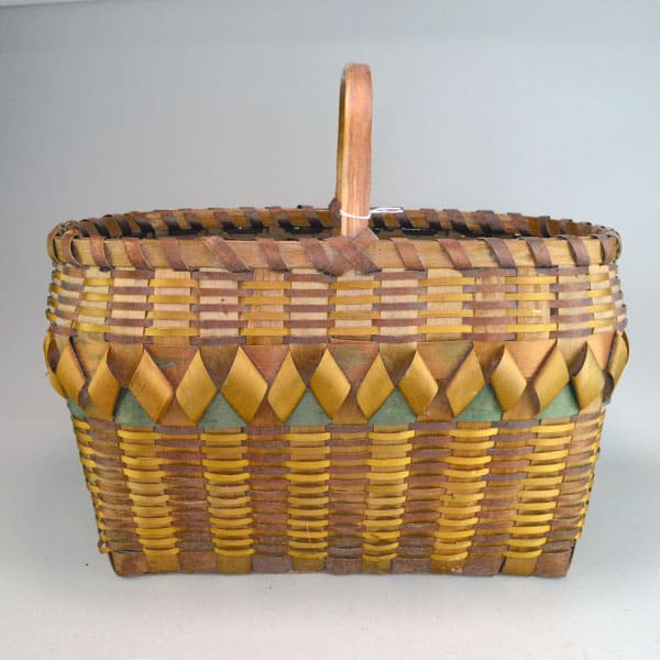 Basket Large Ash with Wood Handle
