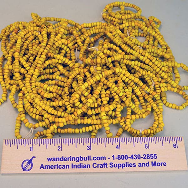 Trade Beads Yellow Pony Beads