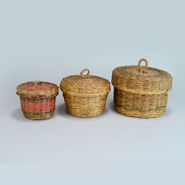 Baskets Ash and Sweetgrass Set