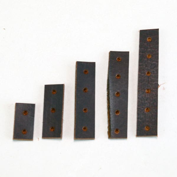 Choker Spacers Saddle Leather