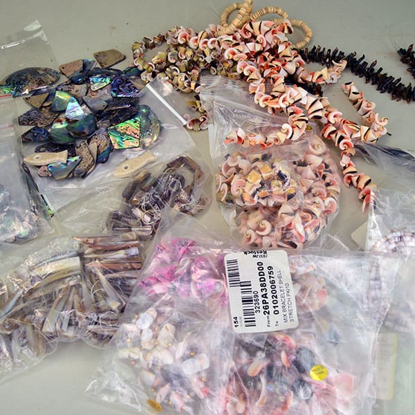 Shell Lot Assorted Beads & Pendants